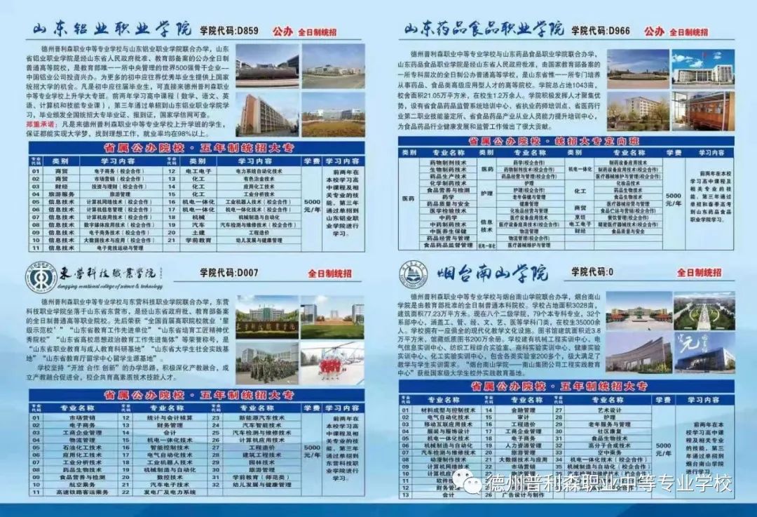 2021年德州普利森职业中等专业学校春季招生简章(3) 2021年德州普利森职业中等专业学校春季招生简章(3)